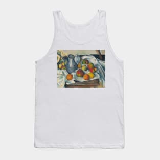 Kettle and Fruit by Paul Cezanne Tank Top